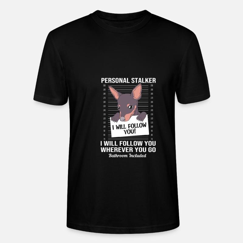 Zwergpinscher - Stanley/Stella Unisex Bio-T-Shirt CRAFTER - Schwarz