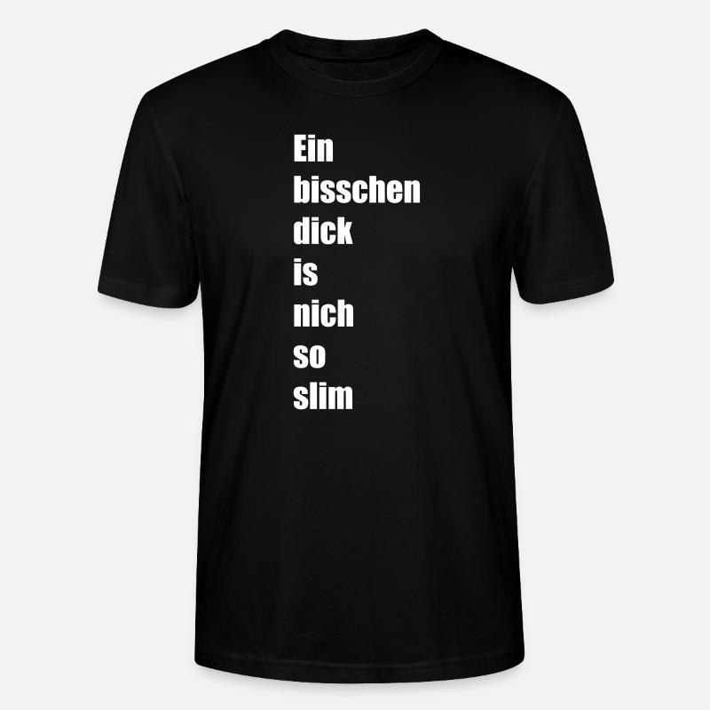 Ein bisschen dick - Stanley/Stella Unisex Bio-T-Shirt CRAFTER - Schwarz