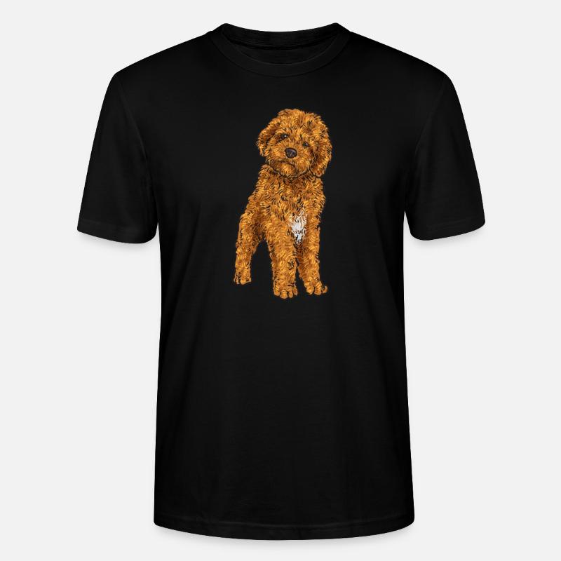 Cavapoo Capoodle Cavoodle Hund Geschenk - Stanley/Stella Unisex Bio-T-Shirt CRAFTER - Schwarz