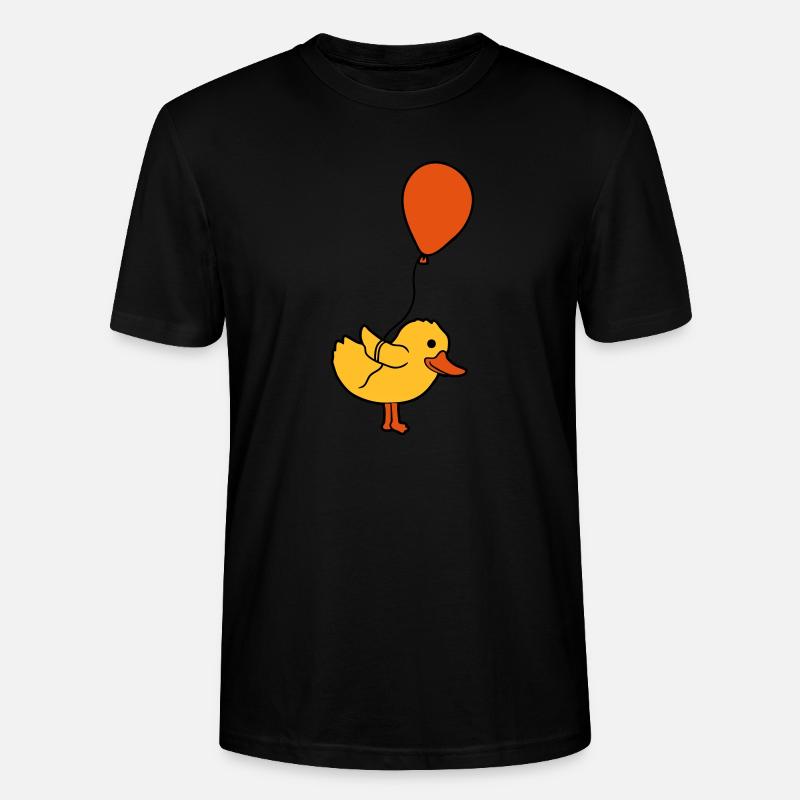 Luftballon kleines Küken Comic - Stanley/Stella Unisex Bio-T-Shirt CRAFTER - Schwarz