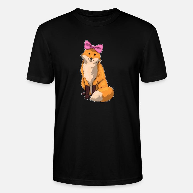 Arc de renard - T-shirt bio CRAFTER Stanley Stella Unisexe - noir