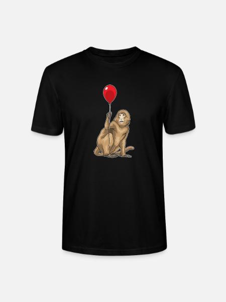 Ballon Singe - T-shirt bio CRAFTER Stanley Stella Unisexe - noir