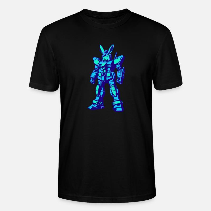 Mecha Rabbit III - Stanley/Stella Unisex Bio-T-Shirt CRAFTER - Schwarz