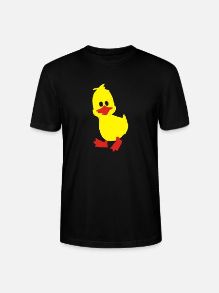 ente, entchen - Stanley/Stella Unisex Bio-T-Shirt CRAFTER - Schwarz
