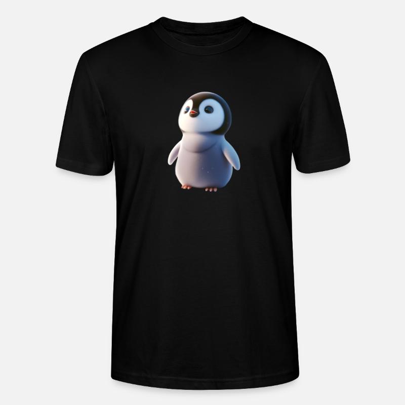 Pinguin - Stanley/Stella Unisex Bio-T-Shirt CRAFTER - Schwarz