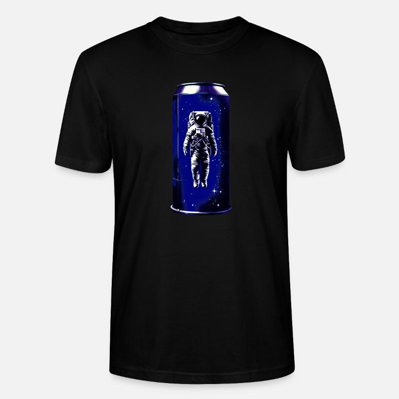 Astronaut in der Dose - Stanley/Stella Unisex Bio-T-Shirt CRAFTER - Schwarz