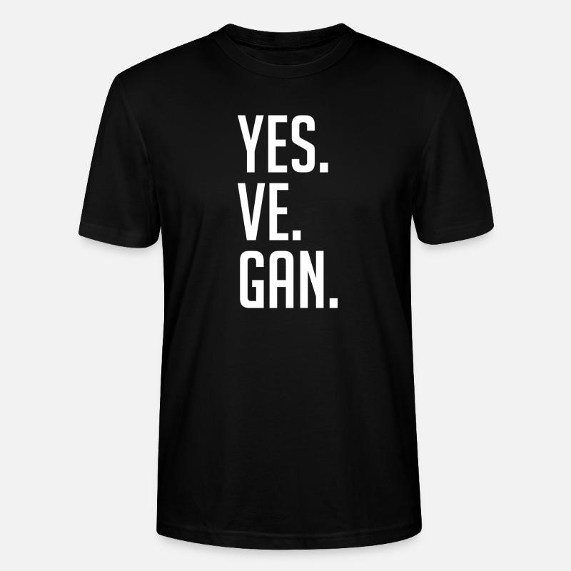 yes, vegan! - Stanley/Stella Unisex Bio-T-Shirt CRAFTER - Schwarz