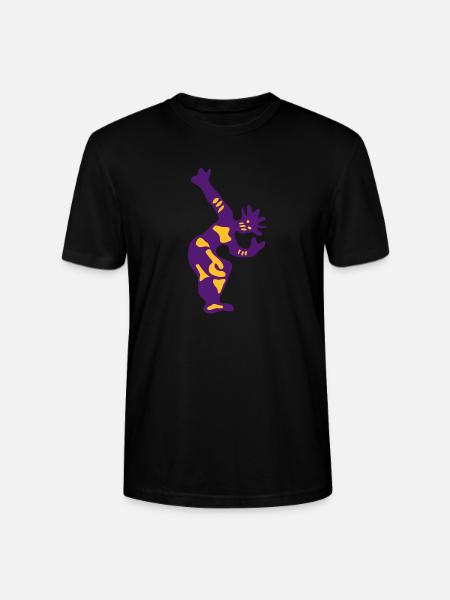 African dancing silhouette dance1 - Stanley/Stella CRAFTER Unisex Organic T-Shirt - black
