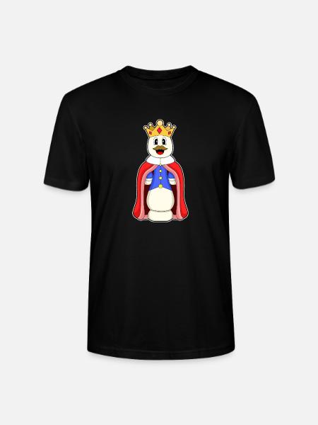 Pièce d’échecs King Chess - T-shirt bio CRAFTER Stanley Stella Unisexe - noir