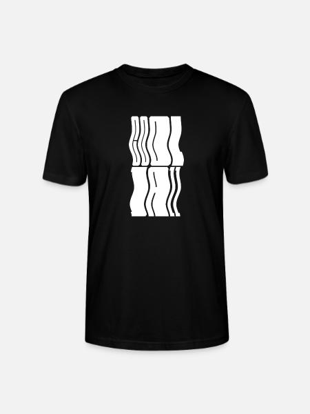 Cool Jazz Wave Logo - Stanley/Stella Unisex Bio-T-Shirt CRAFTER - Schwarz