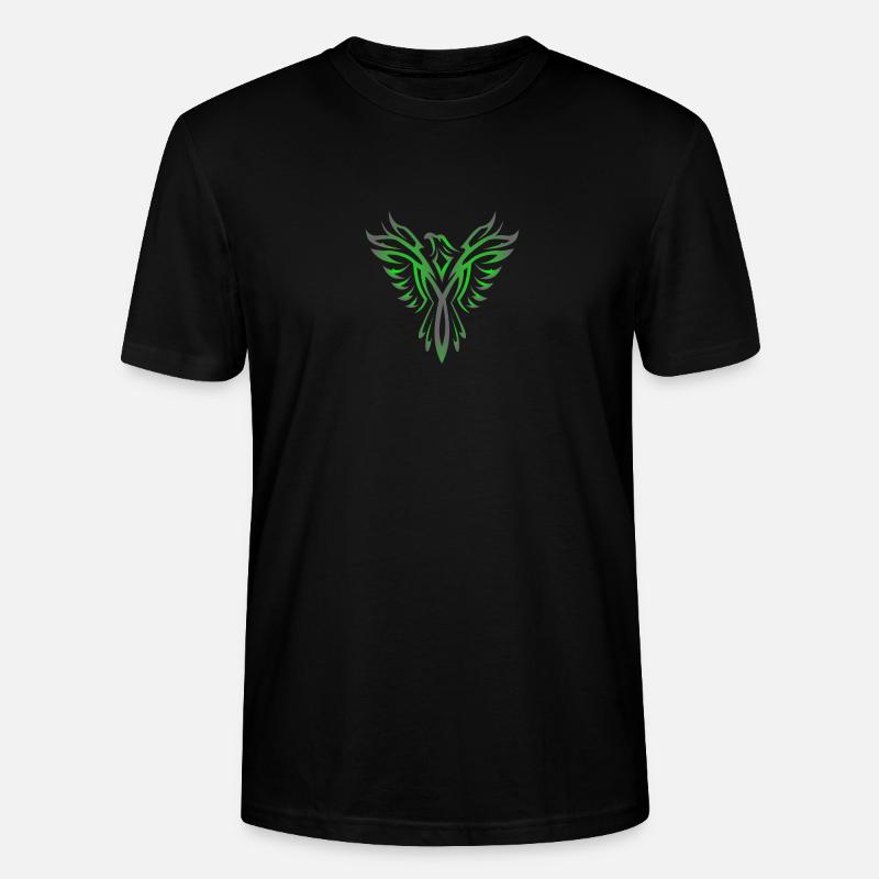 Tribal Phoenix - Stanley/Stella Unisex Bio-T-Shirt CRAFTER - Schwarz