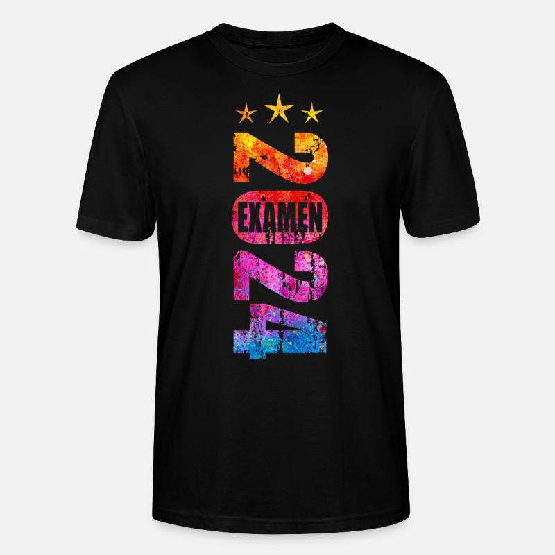 Examen 2024 - Stanley/Stella Unisex Bio-T-Shirt CRAFTER - Schwarz