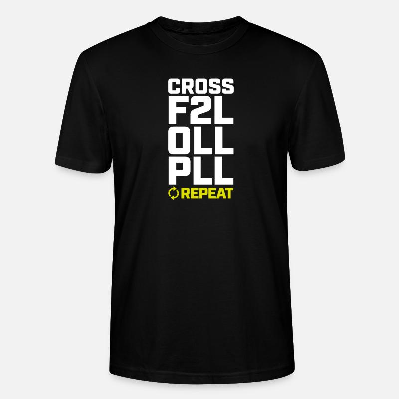 REPEAT CFOP. Cubing Cube-Cuber-Speedcubing - Stanley/Stella CRAFTER Unisex Organic T-Shirt - black