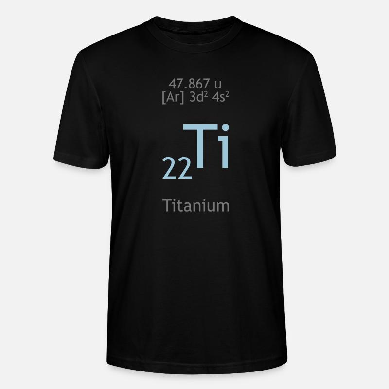 titanium - Stanley/Stella Unisex Bio-T-Shirt CRAFTER - Schwarz