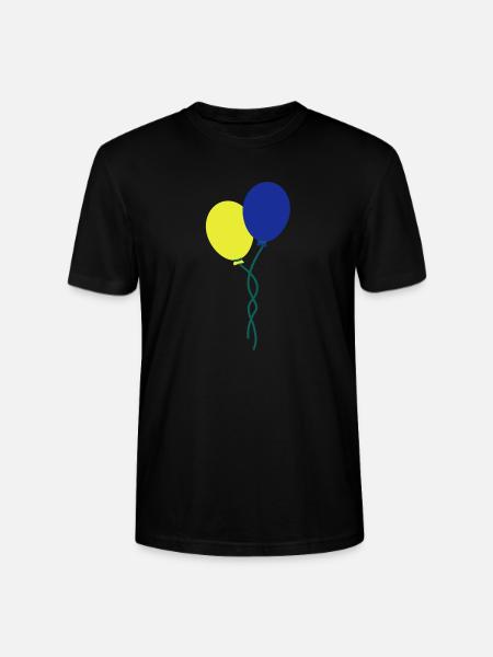 luftballons - Stanley/Stella Unisex Bio-T-Shirt CRAFTER - Schwarz