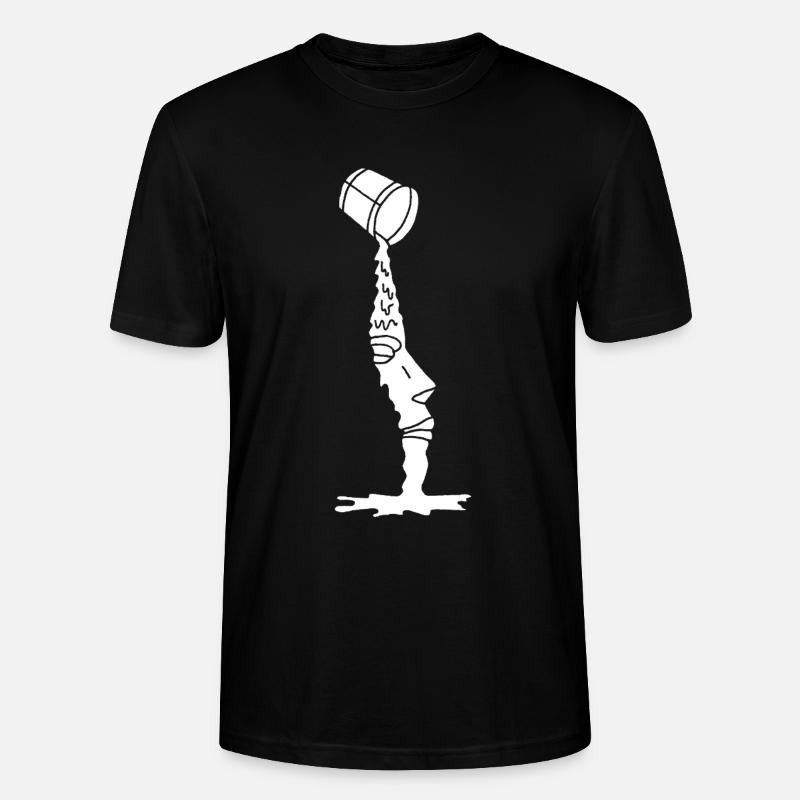 A new white face - Stanley/Stella CRAFTER Unisex Organic T-Shirt - black
