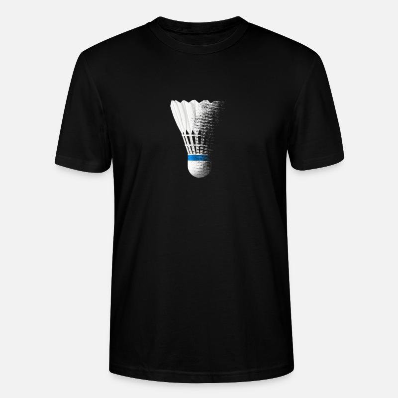 Federball Badminton - Stanley/Stella Unisex Bio-T-Shirt CRAFTER - Schwarz