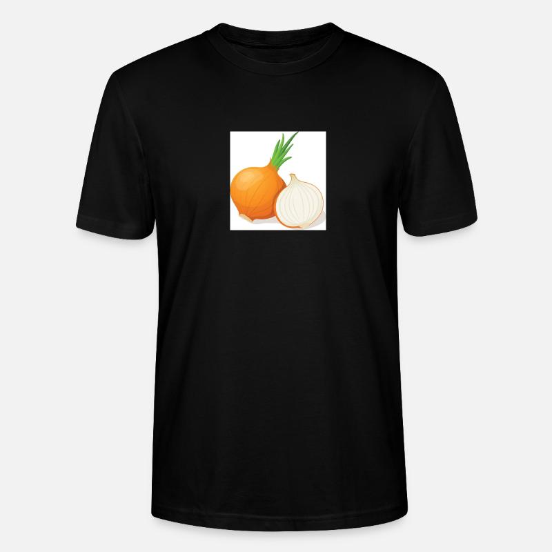 oignon - T-shirt bio CRAFTER Stanley Stella Unisexe - noir