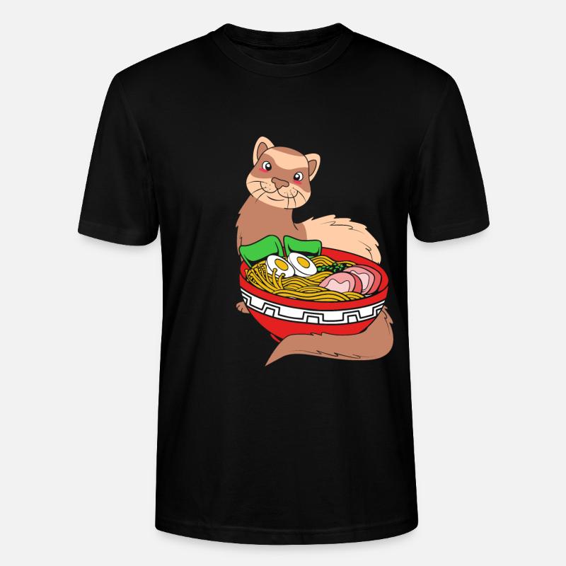 Frettchen - Stanley/Stella Unisex Bio-T-Shirt CRAFTER - Schwarz