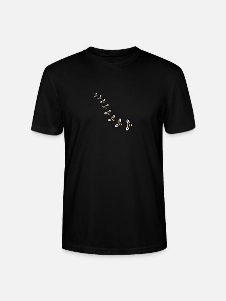 Bees Design - T-shirt bio CRAFTER Stanley Stella Unisexe - noir