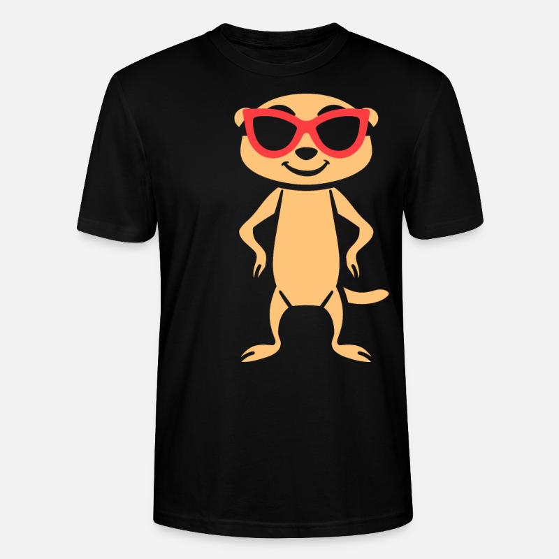 Erdmännchen - Stanley/Stella Unisex Bio-T-Shirt CRAFTER - Schwarz