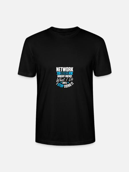 Computer-Netzwerktechnik Netzwerkingenieur - Stanley/Stella Unisex Bio-T-Shirt CRAFTER - Schwarz