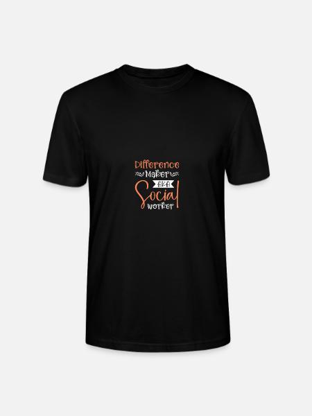 School Social Worker - Stanley/Stella CRAFTER Unisex Organic T-Shirt - black