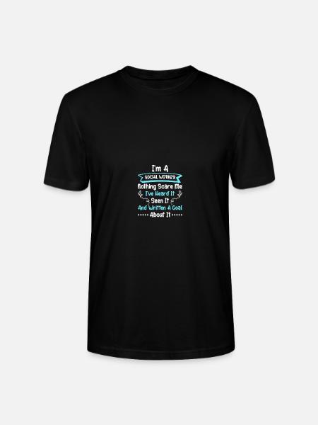 School Social Worker - Stanley/Stella CRAFTER Unisex Organic T-Shirt - black