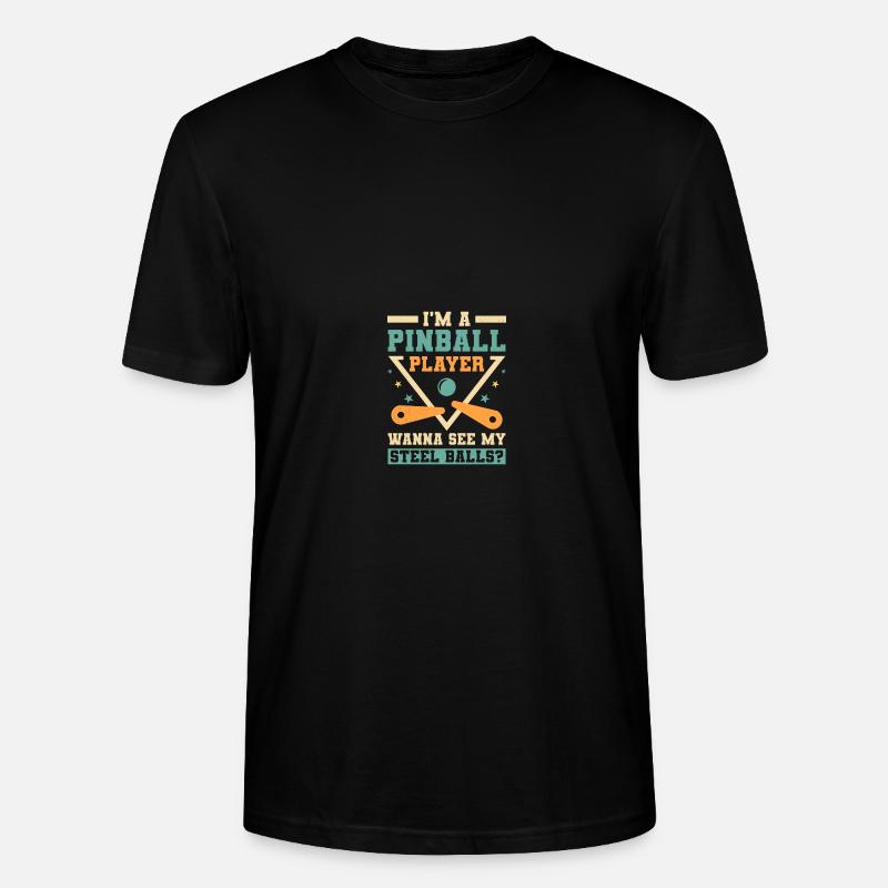 Flipper Spieler Flipper - Stanley/Stella Unisex Bio-T-Shirt CRAFTER - Schwarz