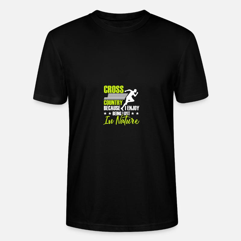 Langlauf Läufer Langlauf - Stanley/Stella Unisex Bio-T-Shirt CRAFTER - Schwarz