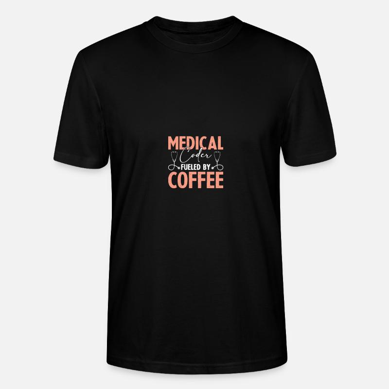 Codage médical Codeurs médicaux - T-shirt bio CRAFTER Stanley Stella Unisexe - noir