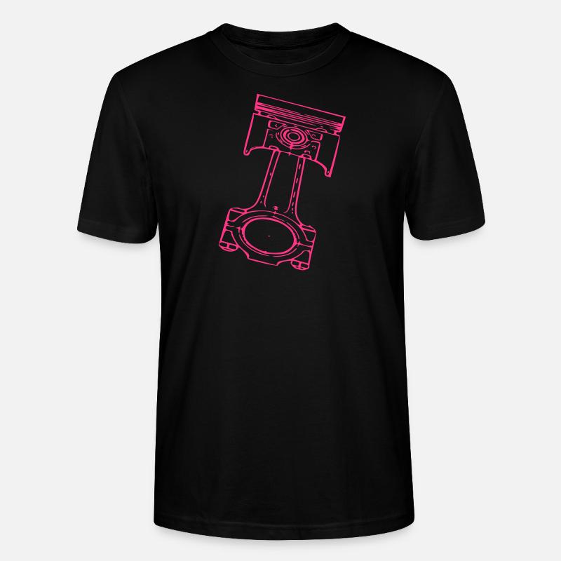 Kolben - Stanley/Stella Unisex Bio-T-Shirt CRAFTER - Schwarz