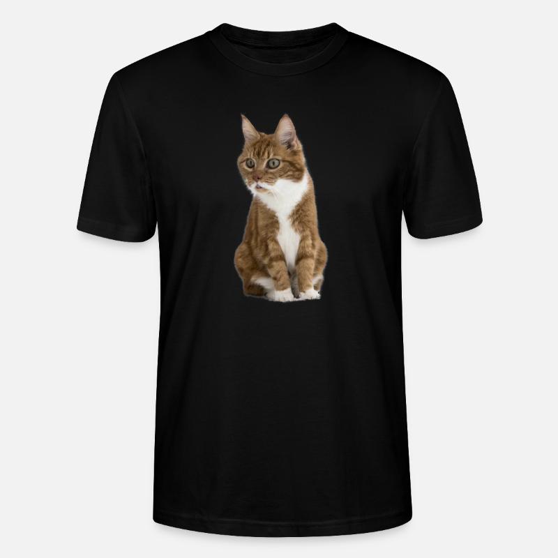 Funny cat - Stanley/Stella CRAFTER Unisex Organic T-Shirt - black
