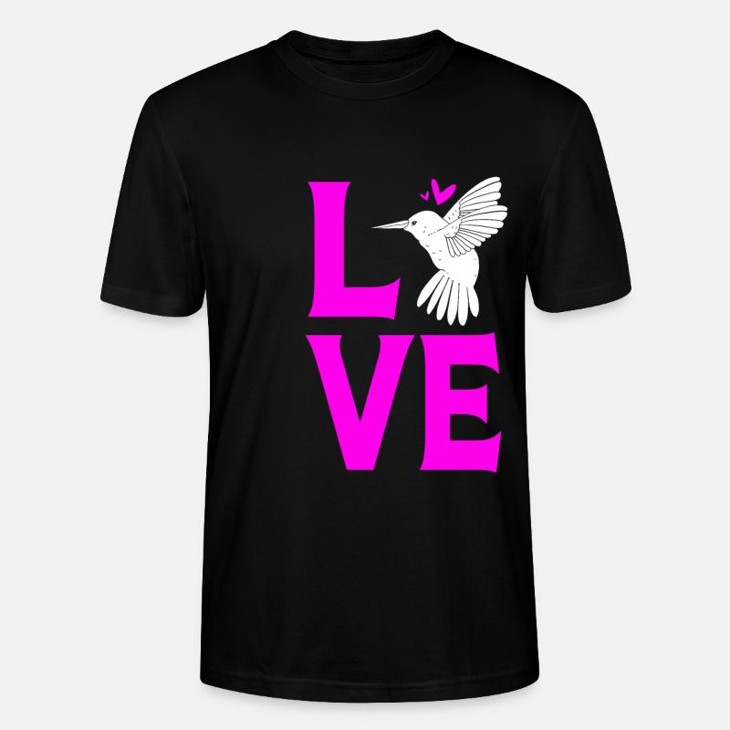 Kolibri - Stanley/Stella Unisex Bio-T-Shirt CRAFTER - Schwarz