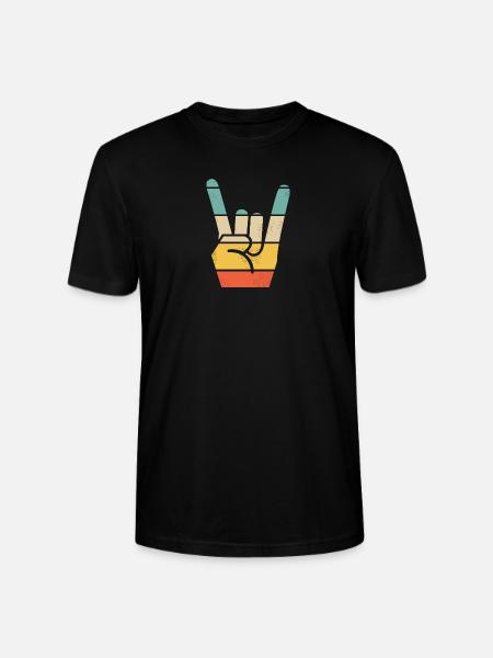 Métal - T-shirt bio CRAFTER Stanley Stella Unisexe - noir