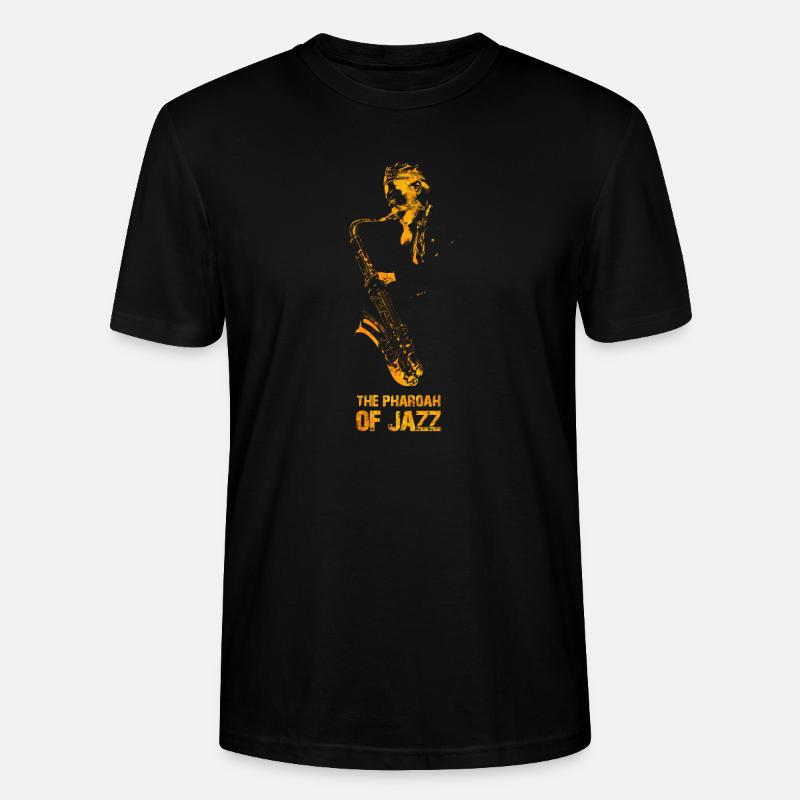 Der Pharao des Jazz - Stanley/Stella Unisex Bio-T-Shirt CRAFTER - Schwarz
