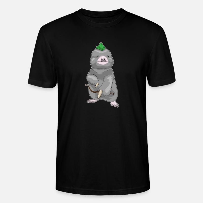 Arc d’archer taupe - T-shirt bio CRAFTER Stanley Stella Unisexe - noir