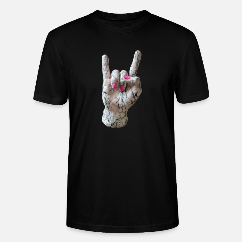 Rock and Roll - Stanley/Stella Unisex Bio-T-Shirt CRAFTER - Schwarz