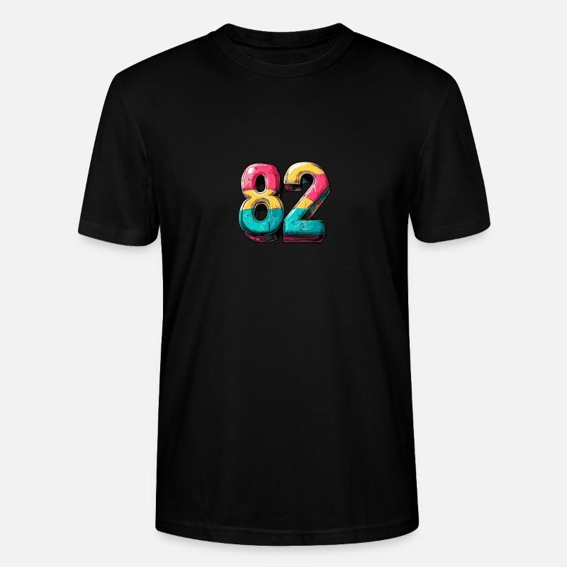 Bande dessinée 82 numéros - T-shirt bio CRAFTER Stanley Stella Unisexe - noir