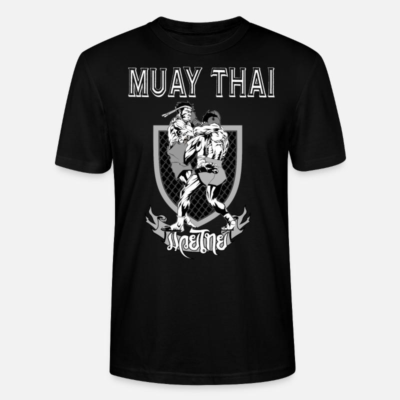 Muay Thai - Stanley/Stella Unisex Bio-T-Shirt CRAFTER - Schwarz