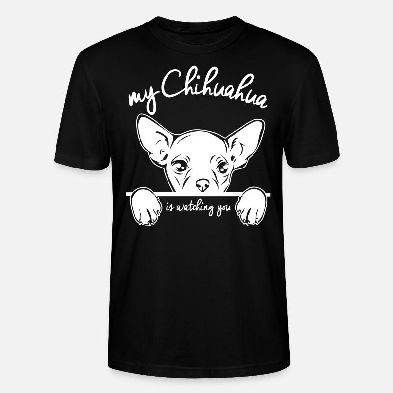 CHIHUAHUA vous regarde - T-shirt bio CRAFTER Stanley Stella Unisexe - noir