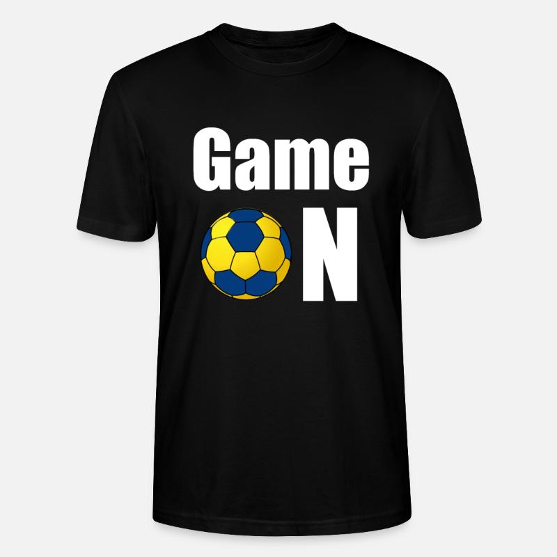 Jeu de handball - T-shirt bio CRAFTER Stanley Stella Unisexe - noir
