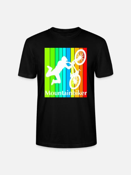 Mountainbiker - Stanley/Stella Unisex Bio-T-Shirt CRAFTER - Schwarz