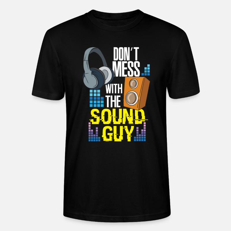 DJ Musik Soundtechniker Tontechniker - Stanley/Stella Unisex Bio-T-Shirt CRAFTER - Schwarz