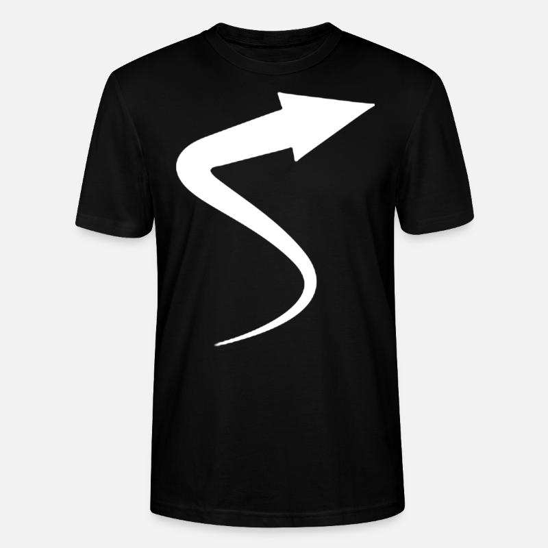 Pfeil - Stanley/Stella Unisex Bio-T-Shirt CRAFTER - Schwarz