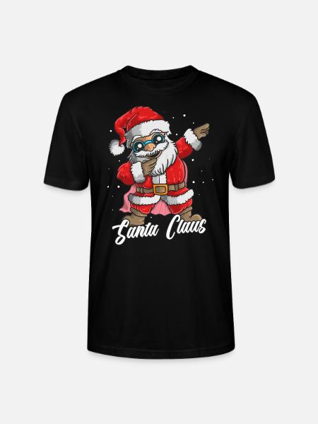 Glædelig jul jul jul jul - Stanley Stella CRAFTER unisex økologisk-T-shirt - sort