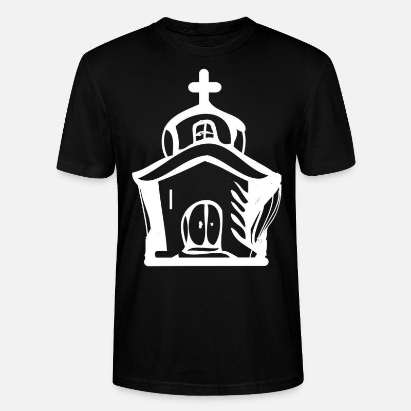 Kirche - Stanley/Stella Unisex Bio-T-Shirt CRAFTER - Schwarz