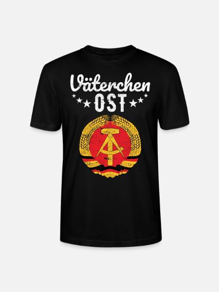Väterchen Ost DDR Ossi Geschenk - Stanley/Stella Unisex Bio-T-Shirt CRAFTER - Schwarz