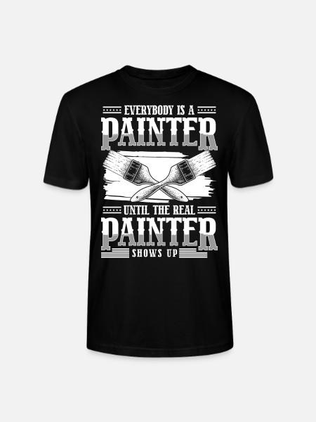 Painting Profession Master Painter Painter - Stanley/Stella CRAFTER Unisex Organic T-Shirt - black