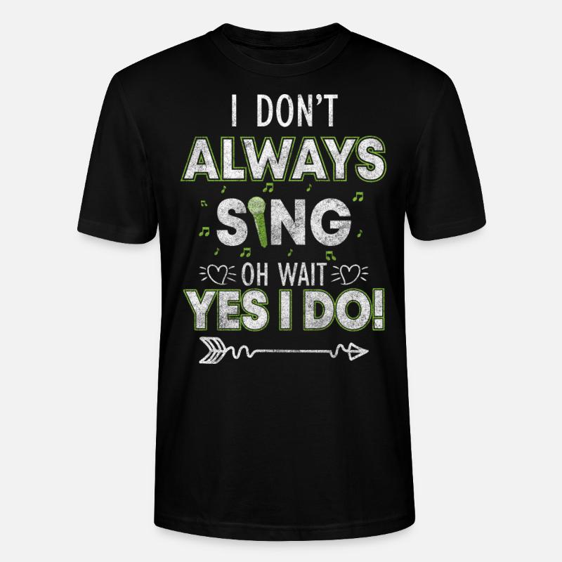 Chant Passion Partition Microphone - T-shirt bio CRAFTER Stanley Stella Unisexe - noir